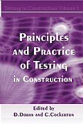 Principles and Practice of Testing in Construction Cover